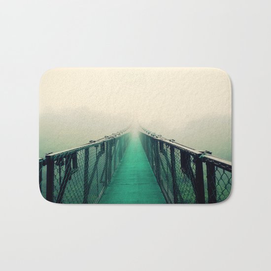 suspension bridge Bath Mat