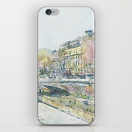 La Seine 5 by Jennifer Berdy iPhone Skin