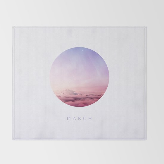 March inspired Throw Blanket