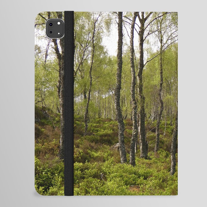 Song of the Scottish Highlands Birch Trees iPad Folio Case