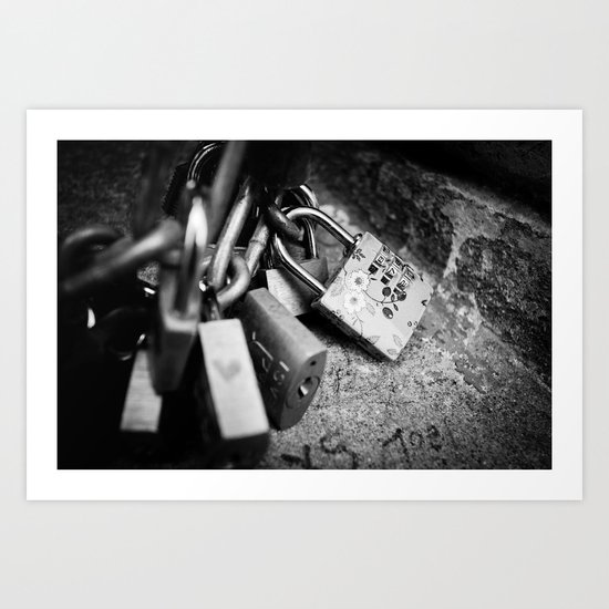 Love me forever Art Print