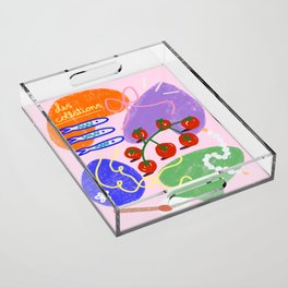 Snack Platter Acrylic Tray