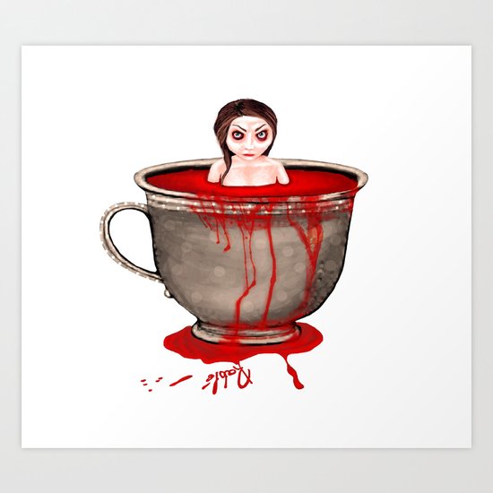 Cup of Blood Art Print