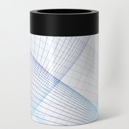 ADSTRACT BLUE CURVES. Can Cooler