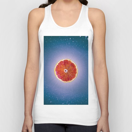 Orange sky 4 Unisex Tank Top