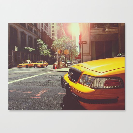 NYC Taxi Cab Canvas Print