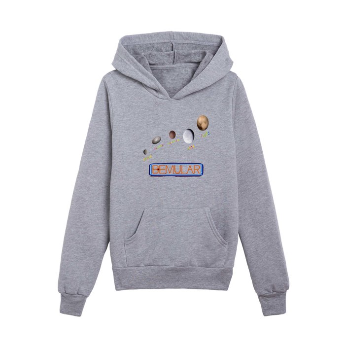 The Five Dwarf Planets Kids Pullover Hoodie