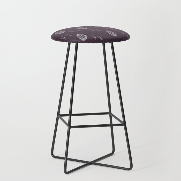 Pinecones (Autumn Purple) Bar Stool