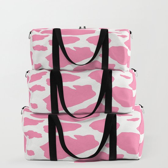cow print duffle bag