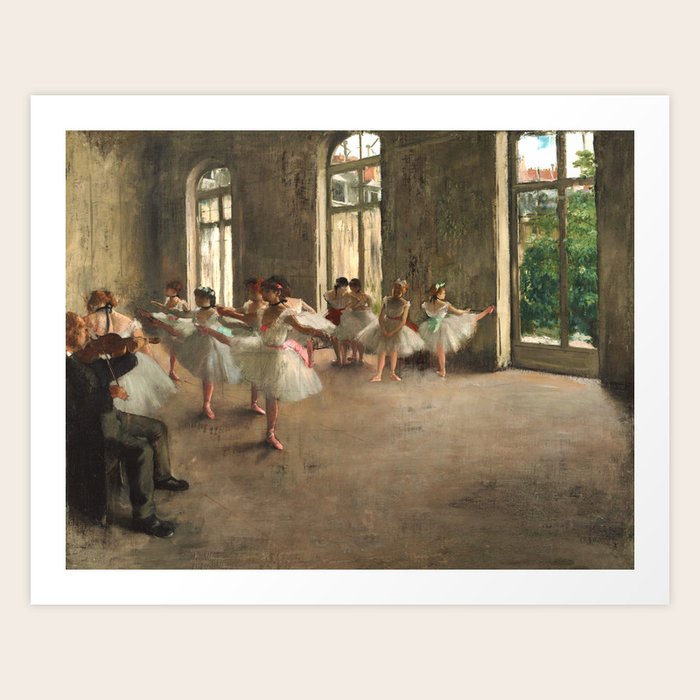 Edgar Degas "Ballet examination" Art Print by Alexandra_Arts | Society6