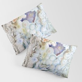 Bubbles of stone Agate Pillow Sham