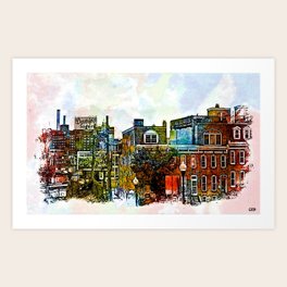 Baltimore Skyline Art Prints For Any Decor Style Society6