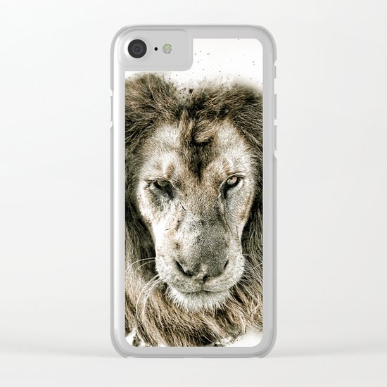 LION 3 Clear iPhone Case