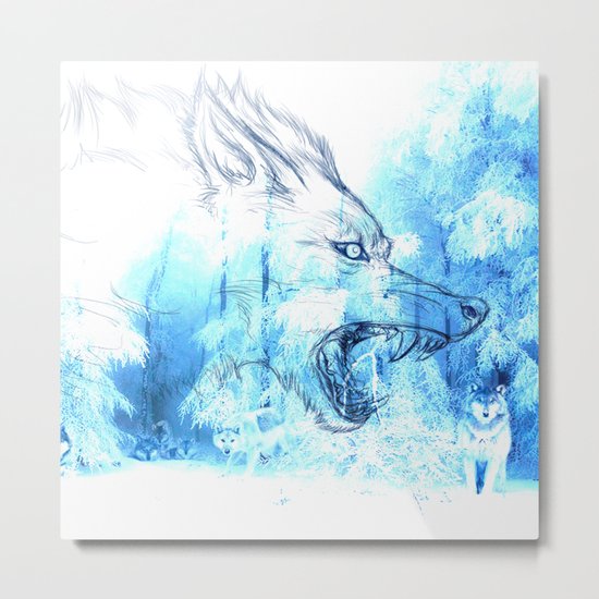 Wolf Metal Print