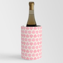 Pink Hearts Pattern Wine Chiller