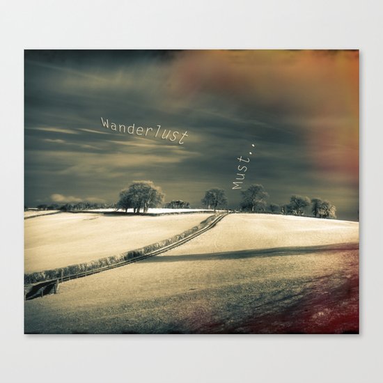 I Wander because... Canvas Print