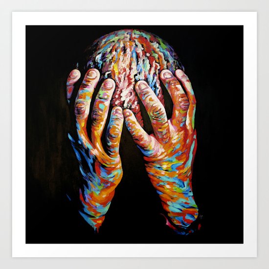 derrame pictórico Art Print