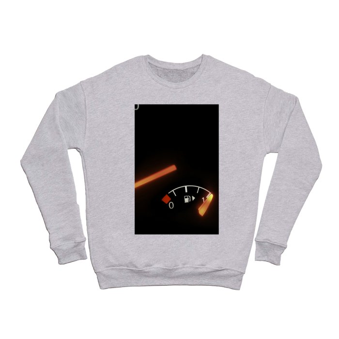 Fuel Gauge, Full Tank, Car Fuel Display Crewneck Sweatshirt