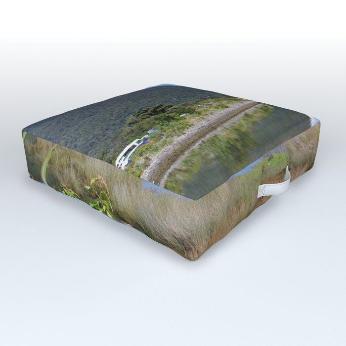 New Zealand Photography - Beautiful Mountains In Fiordland National Park Outdoor Floor Cushion