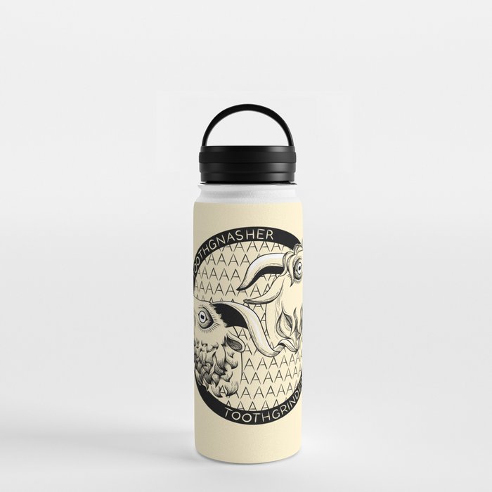 Toothgnasher and Toothgrinder | Screaming Goats Water Bottle