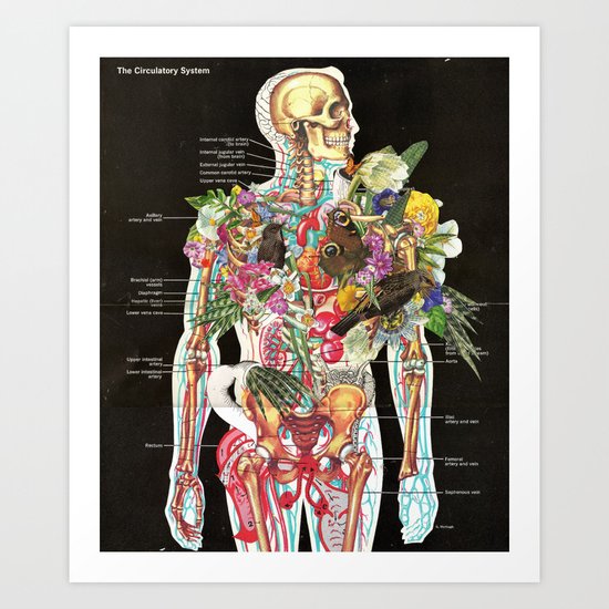 Skeleton Art Print
