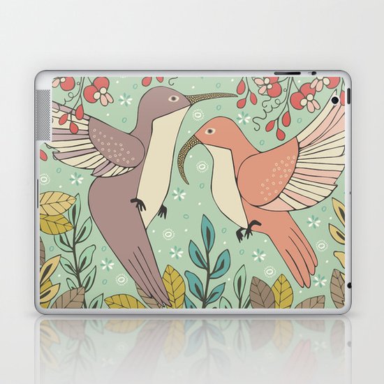 Dancing Hummingbirds Laptop & iPad Skin