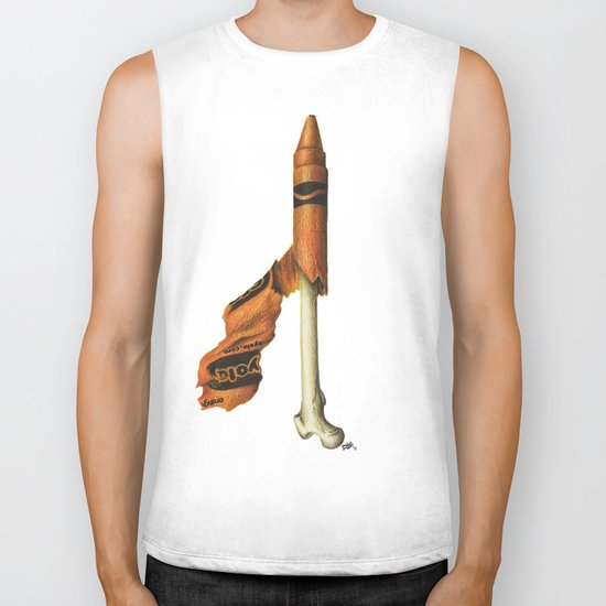 To The Core: Orange Biker Tank