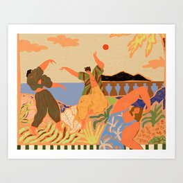 Dancing In Paradise  Art Print