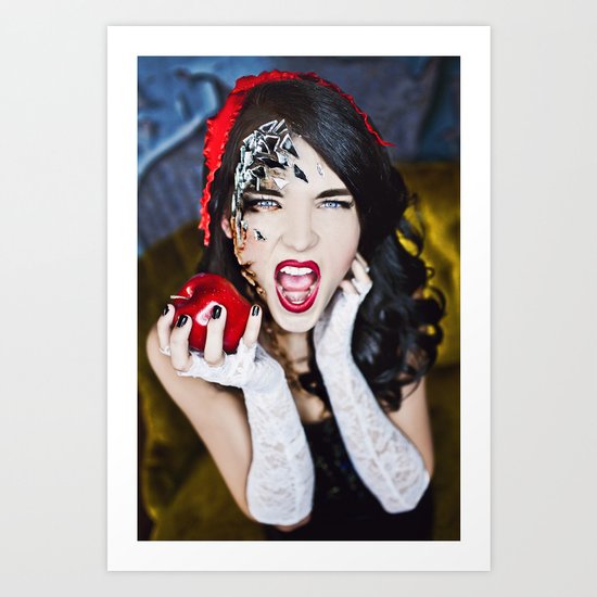 Last Bite, Snow White Art Print