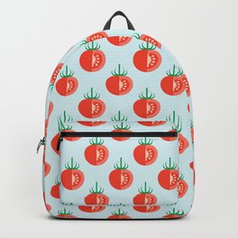 Vegetable: Tomato Backpack | Kitchenart, Tomatoposter, Vegetablemask, Graphicdesign, Nature, Vegetableretro, Tomato, Vegetableposter, Foodposter, Tomatopattern 