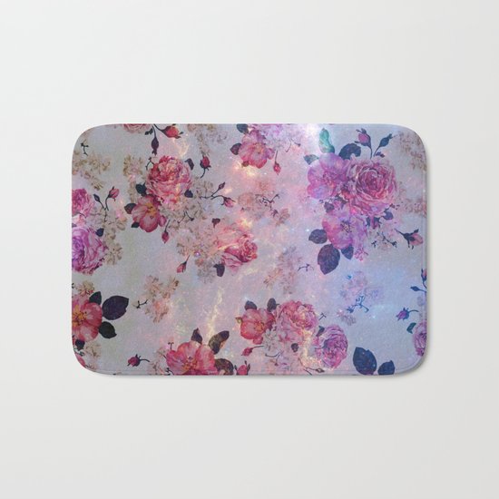 Vintage flowers Bath Mat