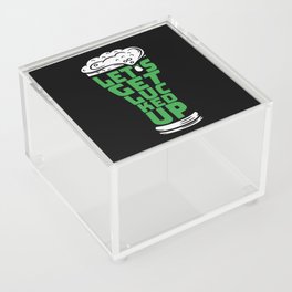 Let's Get Lucked Up St Patricks Day Acrylic Box