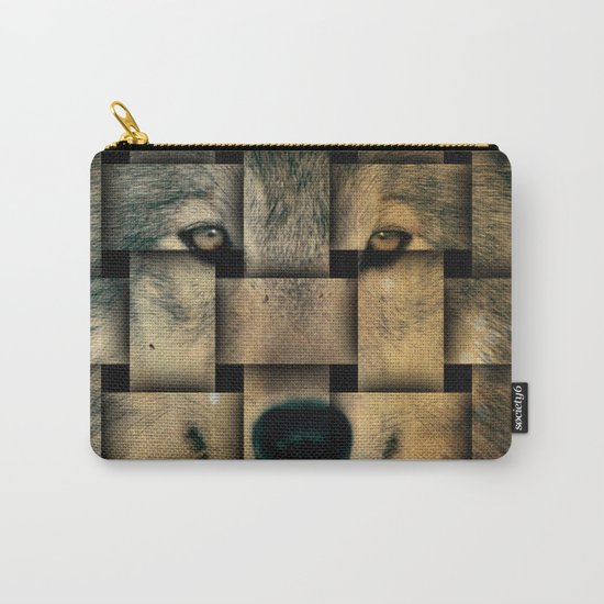Woven Wolf Carry-All Pouch