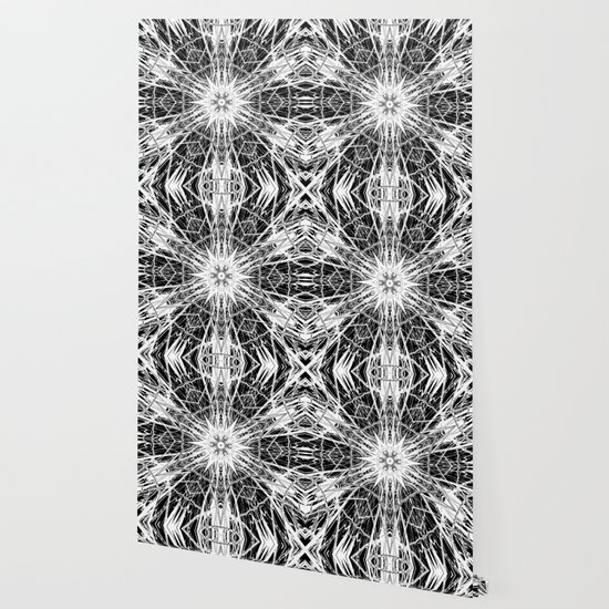 Dark Abstract Art Marble Mandala Kaleidoscope Surreal Modern