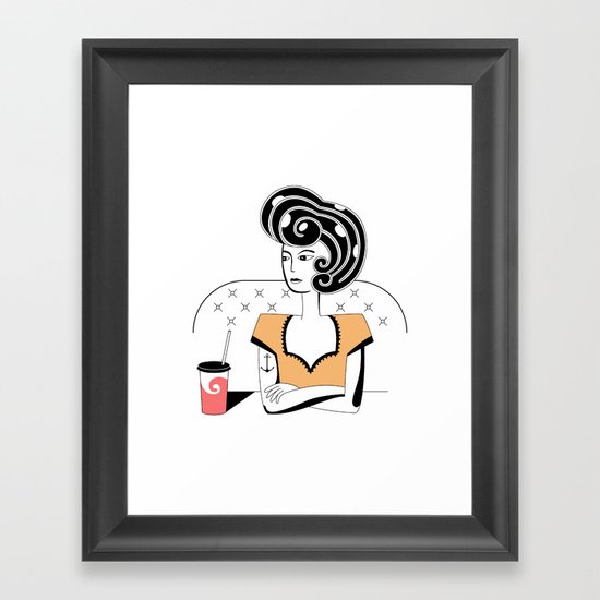 Window Framed Art Print