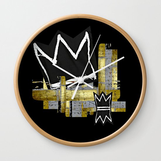 Golden Boy Wall Clock