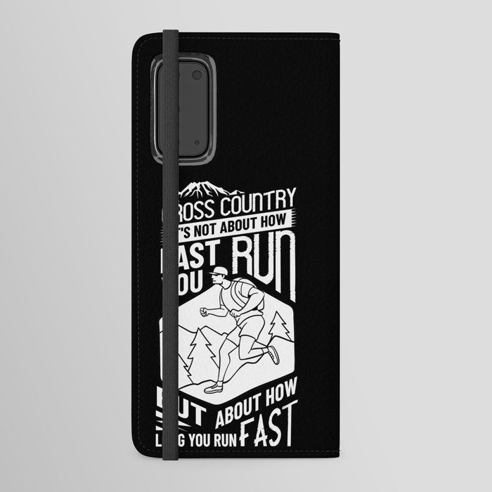 Cross Country Running Coach Training XC Run Race Android Wallet Case