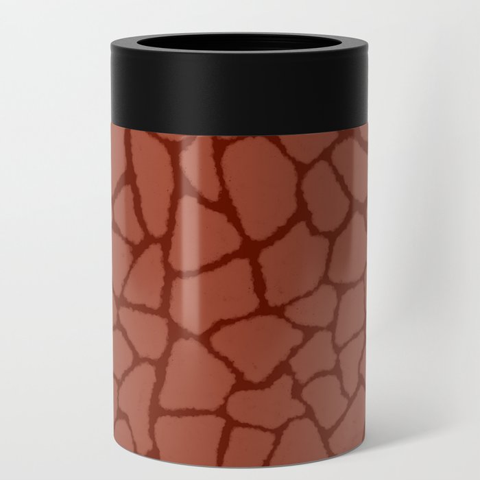 Mosaic Abstract Art Ruby Can Cooler
