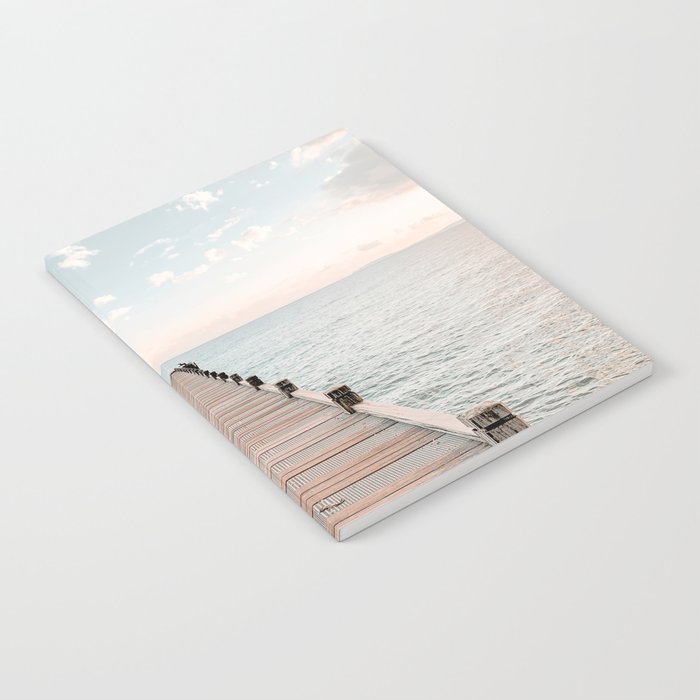 Pastel Beach Sunset Notebook