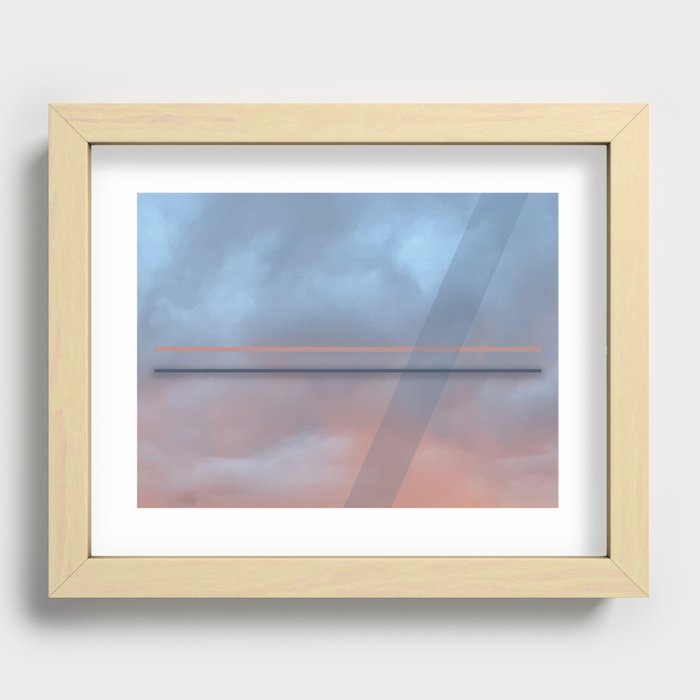 Storms Recessed Framed Print
