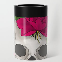 Skulls and flowers Can Cooler