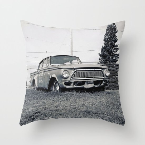 Rusty Rambler Throw Pillow