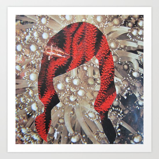 coral freek Art Print