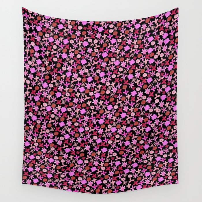Ditsy floral Wall Tapestry