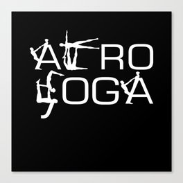 Acroyoga Yoga Meditation Canvas Print