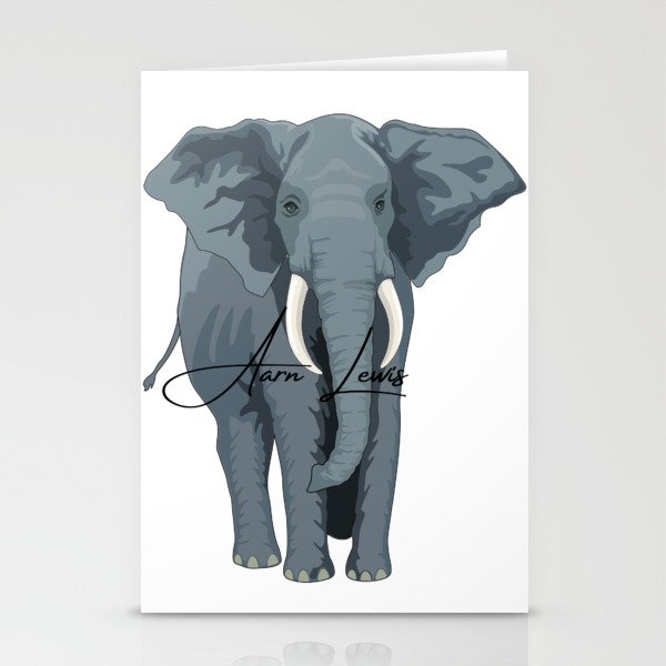 Signature Series| Grey Elephant Stationery Cards