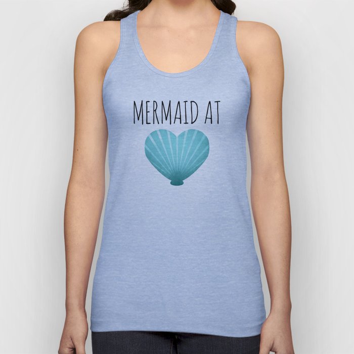 Mermaid At Heart  |  Teal Tank Top