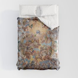 Assumption of Mary - Wilhering Abbey Church Ceiling Mural 1741 Duvet Cover