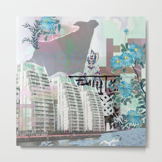 Media city Metal Print