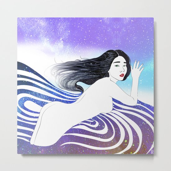 Sea to Stars Metal Print